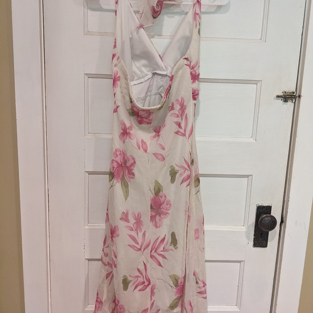 Chiffon dress- Auntie-core Floral Southern Belle - Picture 3 of 5